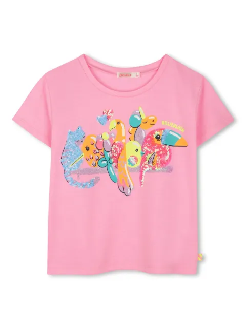 Billieblush playera con detalles de lentejuelas