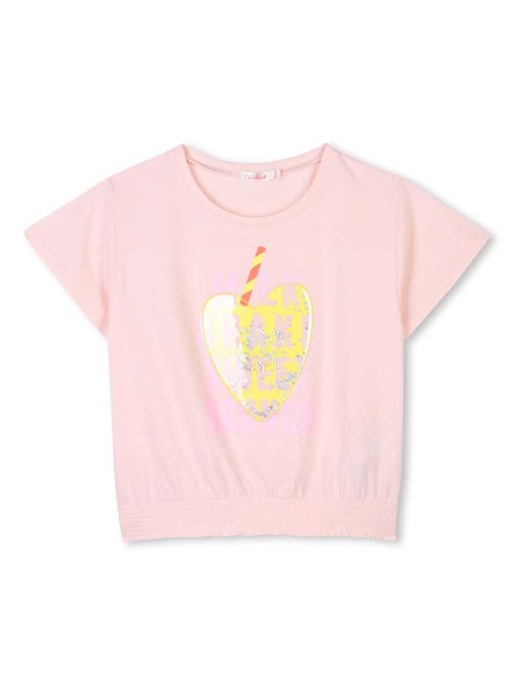 Billieblush heart-print T-shirt - Pink