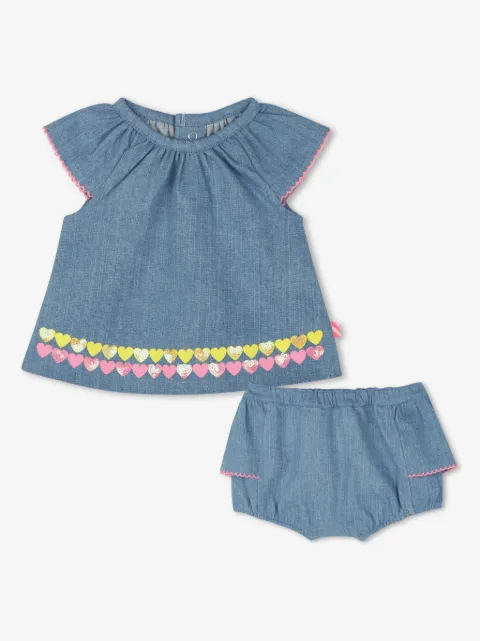 Billieblush ensemble tunique-culotte à imprimé cœur