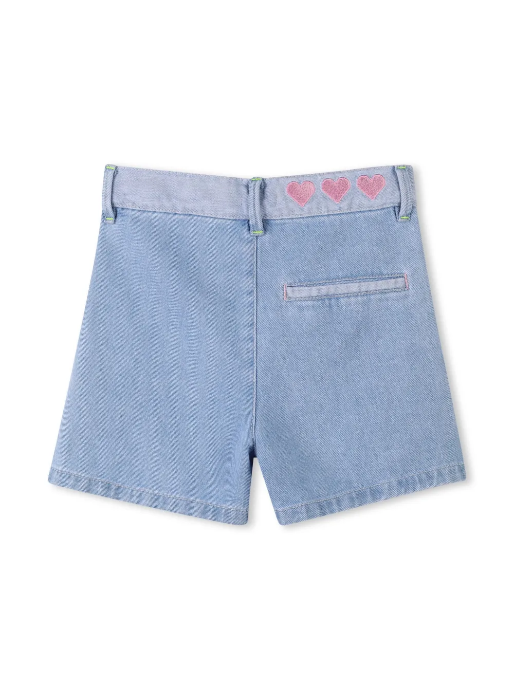 Billieblush Geplooide spijkershorts - Blauw