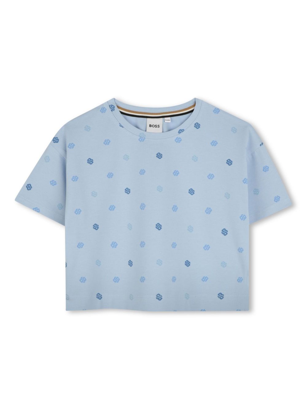 BOSS Kidswear T-shirt Blauw