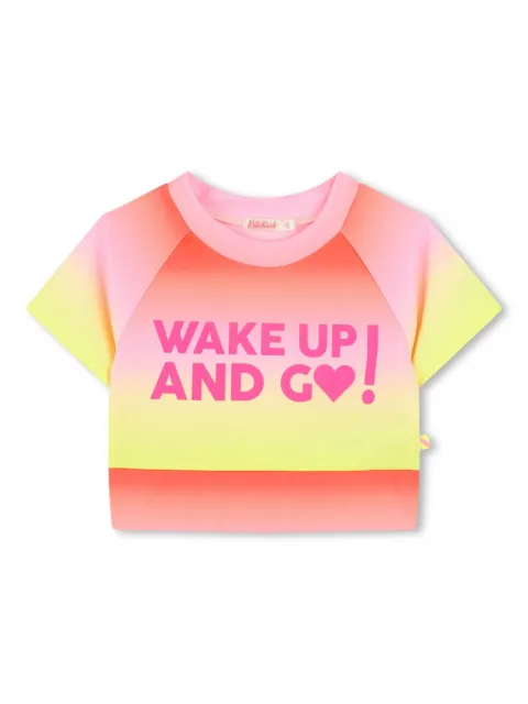 Billieblush playera con estampado gráfico