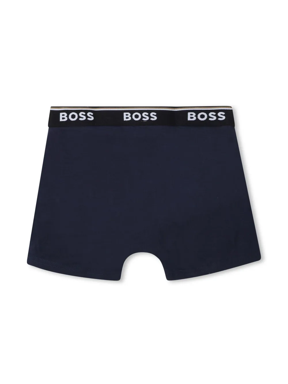 Bosswear Logo-waistband Boxers Set In Blue