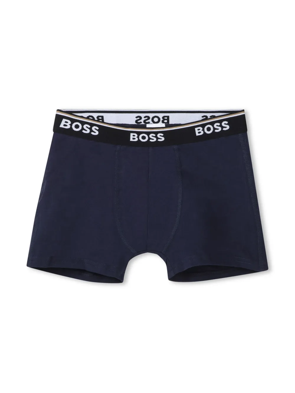 Bosswear Logo-waistband Boxers Set In Blue