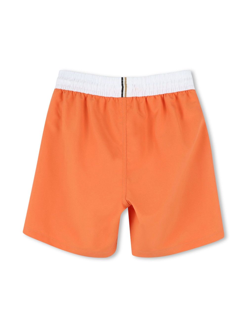 BOSS Kidswear logo-embroidered swim shorts - Orange