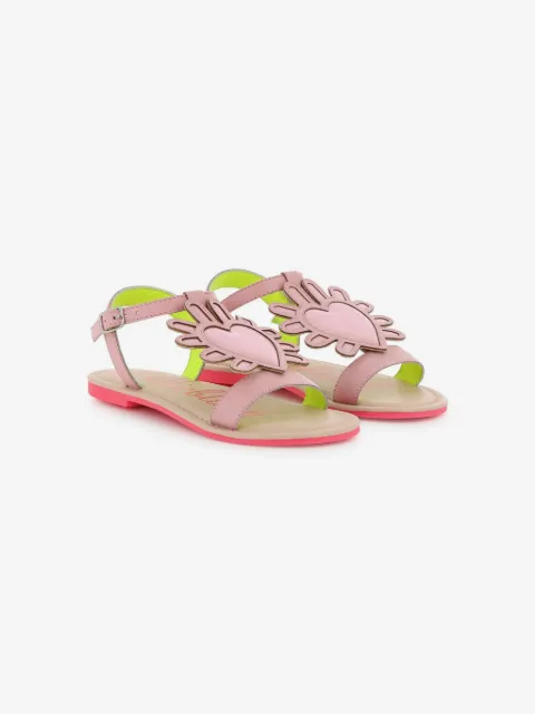 Billieblush sandaler med hjerteapplikation