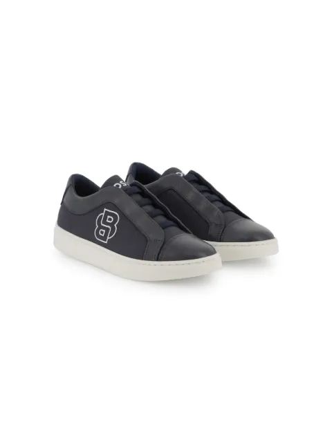 BOSS Kidswear logo-embroidered sneakers