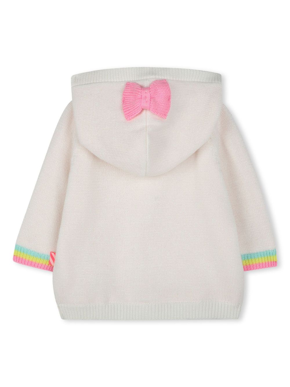 Billieblush bow-detail cardigan - White