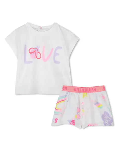 Billieblush graphic-print short set