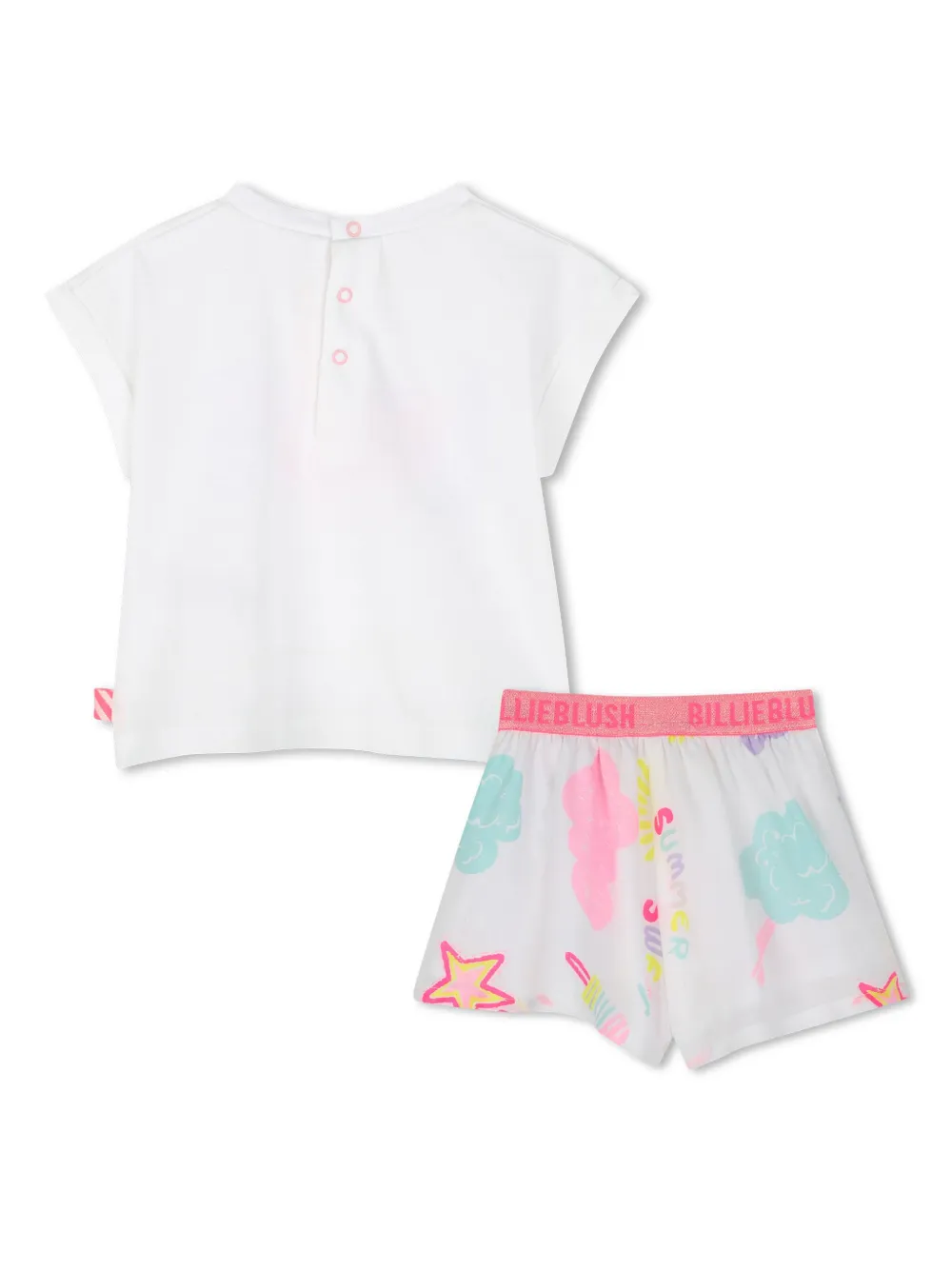 Billieblush Shorts met print - Wit