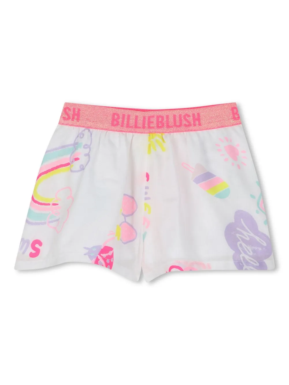 BILLIEBLUSH GRAPHIC-PRINT SHORT SET