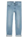 BOSS Kidswear turn-up jeans - Blue