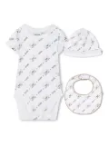 BOSS Kidswear logo-print babygrow set - White