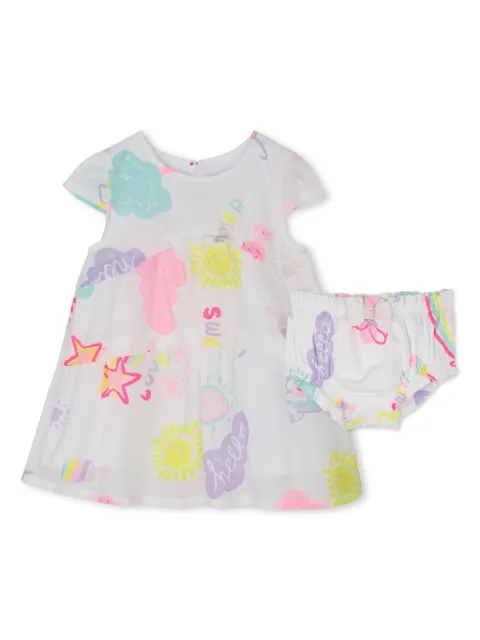 Billieblush graphic-print dress set 