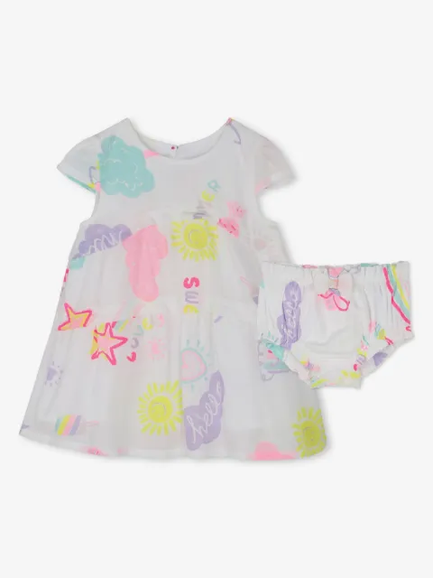 Billieblush graphic-print dress set