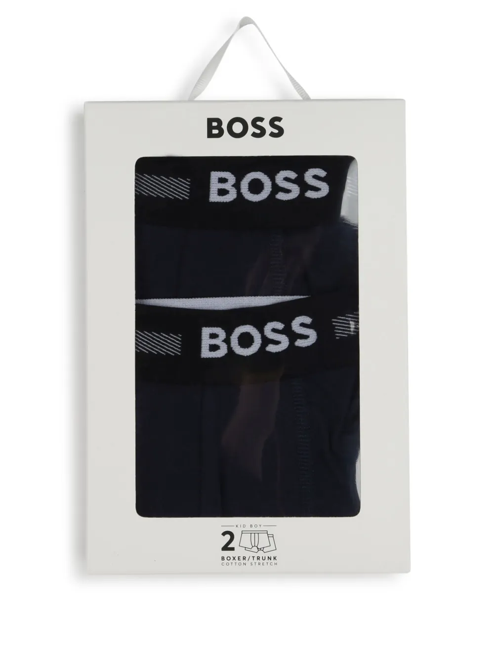 BOSS Kidswear Boxershorts met logoband Blauw