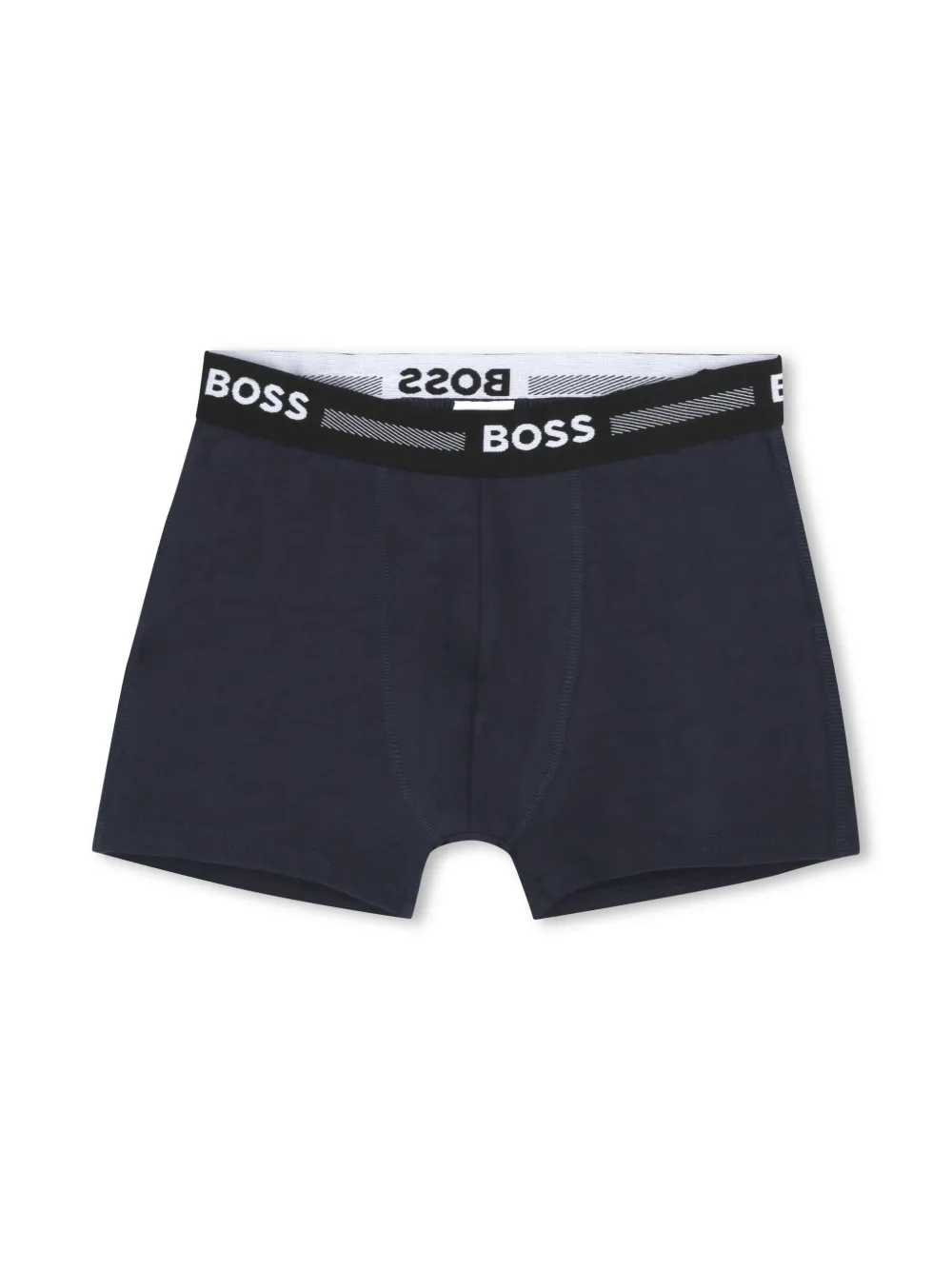 BOSS Kidswear Boxershorts met logoband Blauw