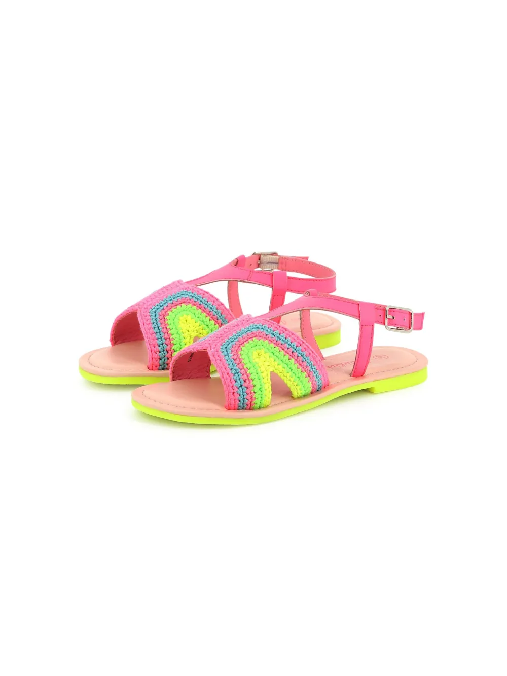 Billieblush crochet sandals Pink