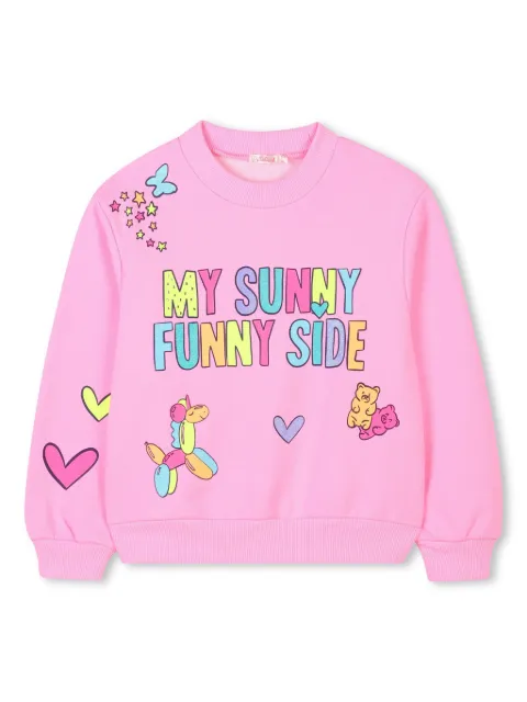 Billieblush sudadera con estampado gráfico