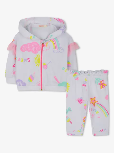 Billieblush illustration-print tracksuit set (set of two)