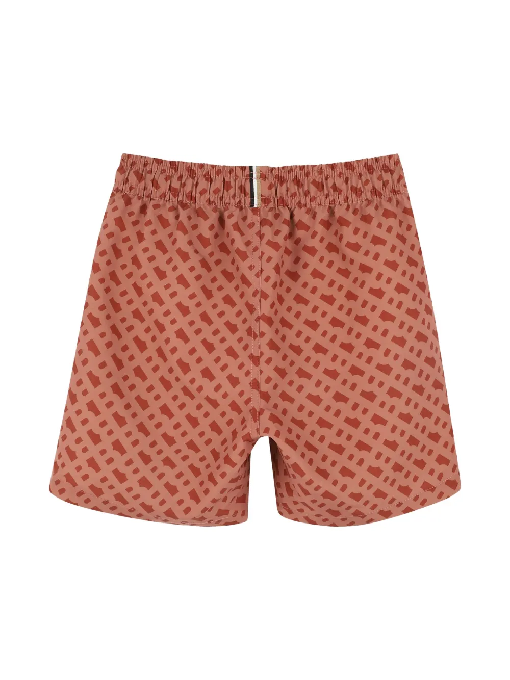 BOSS Kidswear Zwembroek met logoprint Oranje