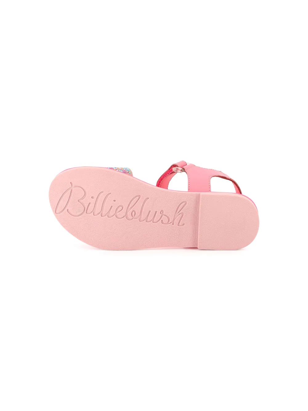 Billieblush Sandalen met logo van stras Roze