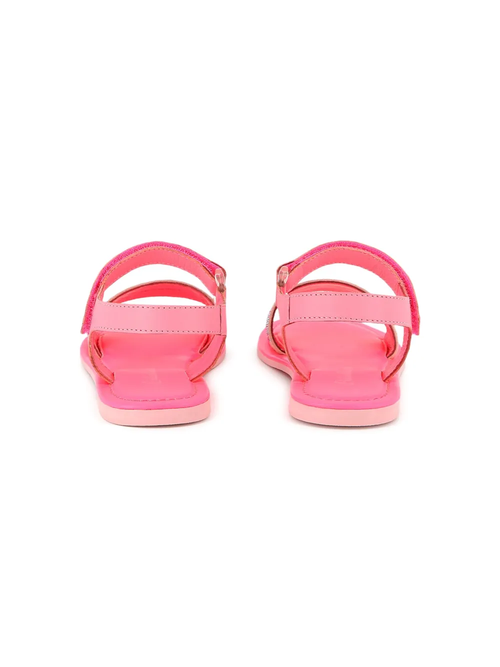 Billieblush Sandalen met logo van stras Roze