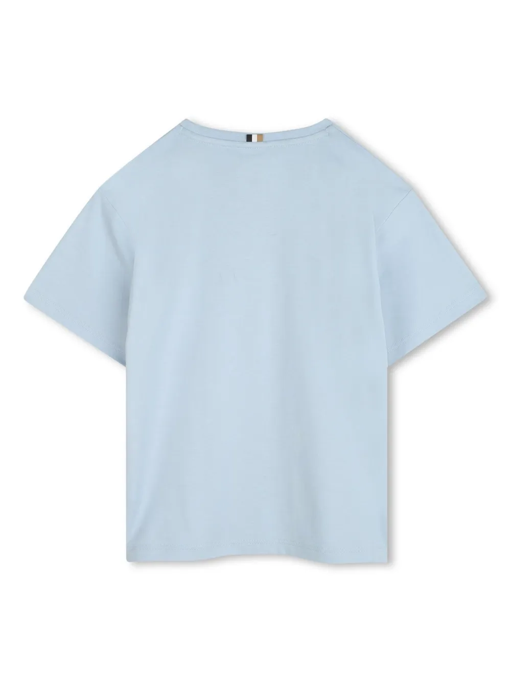 BOSS Kidswear Pyjama met logoprint Blauw