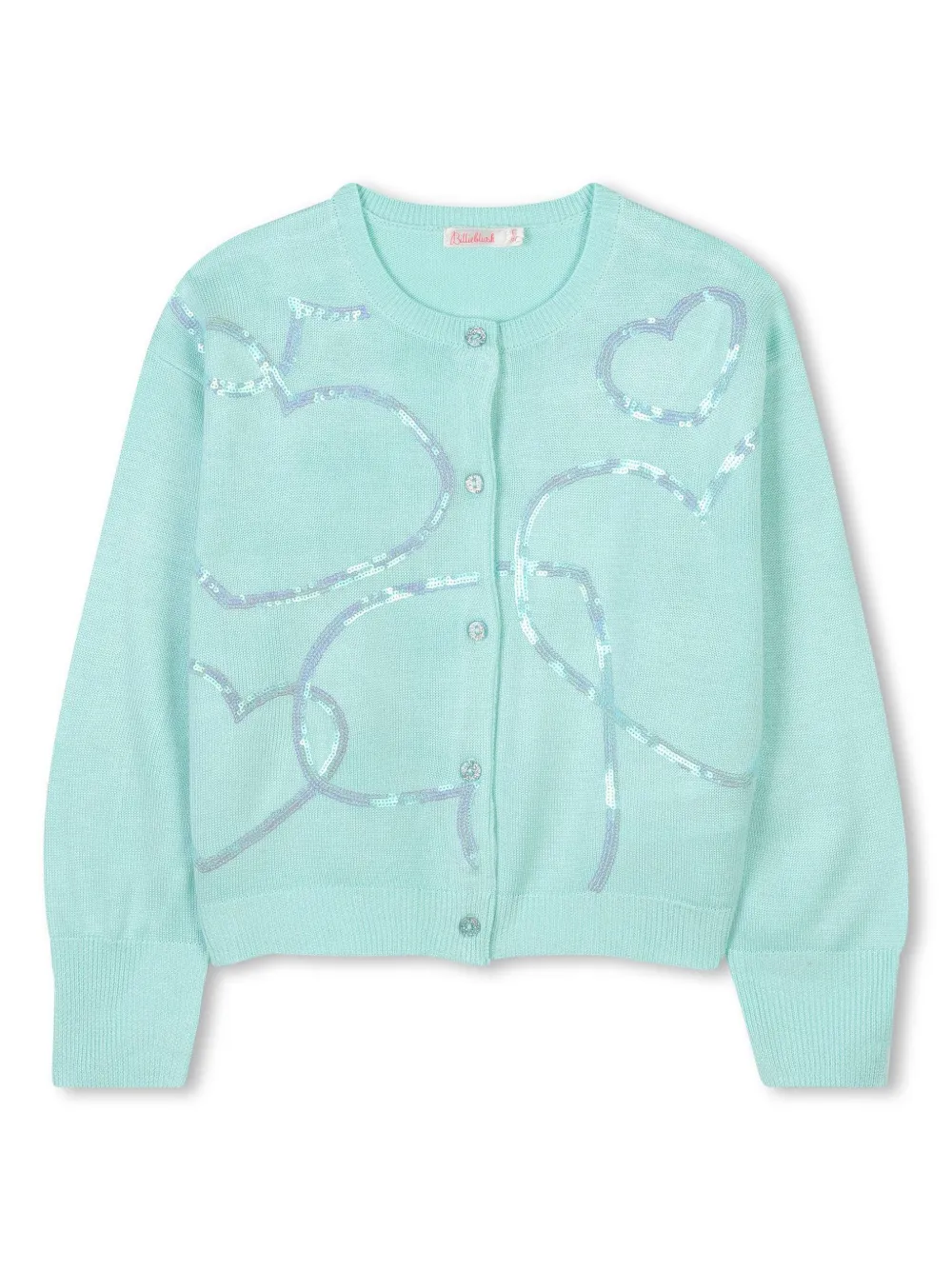 Billieblush sequin-embellished cardigan | Blue | Image 1