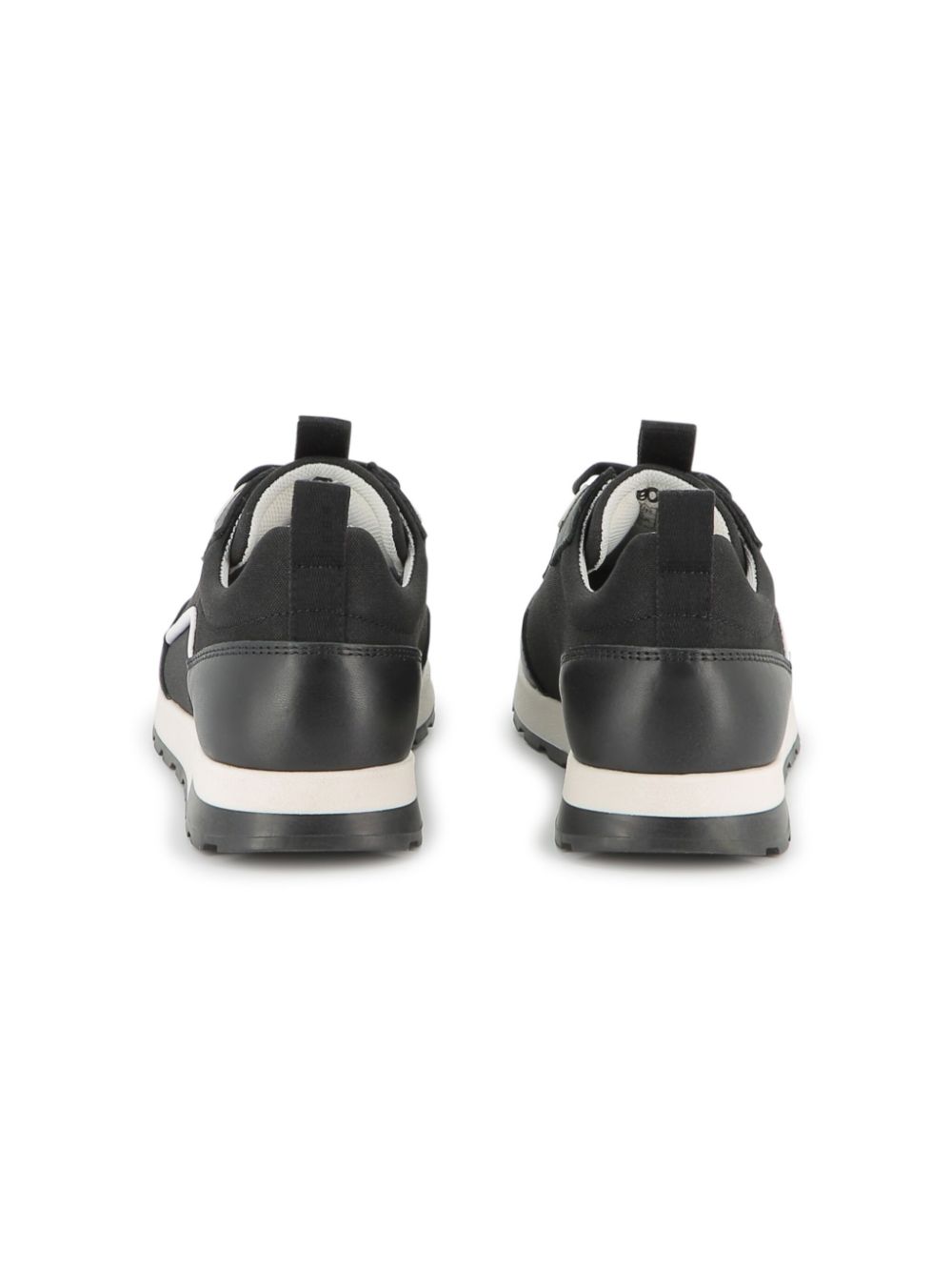 BOSS Kidswear Sneakers met logoprint Zwart