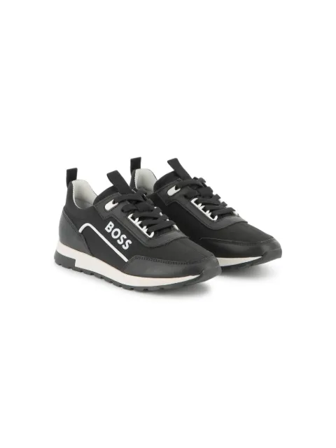 BOSS Kidswear logo-print sneakers  