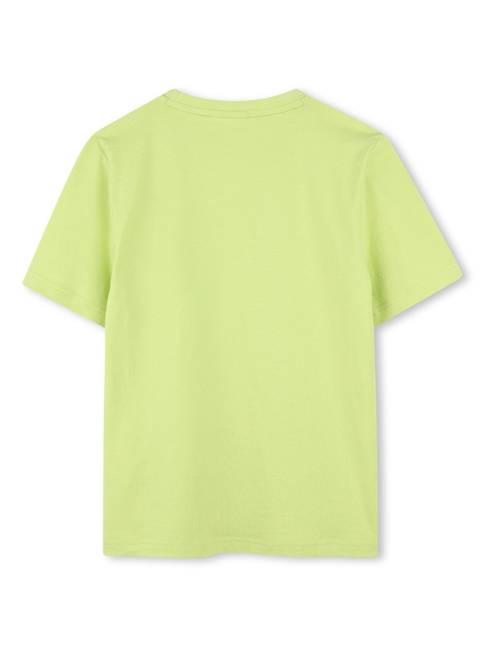 BOSS Kidswear Katoenen T-shirt met logoprint - Groen