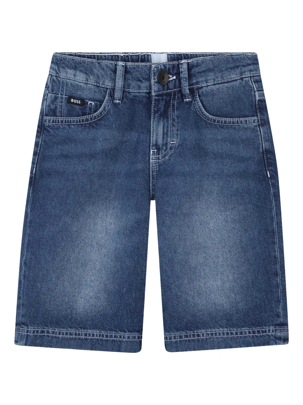 BOSS Kidswear Spijkershorts Blauw