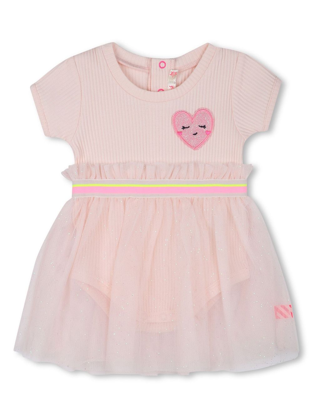 Billieblush Babies' Heart-appliqué Dress In Pink