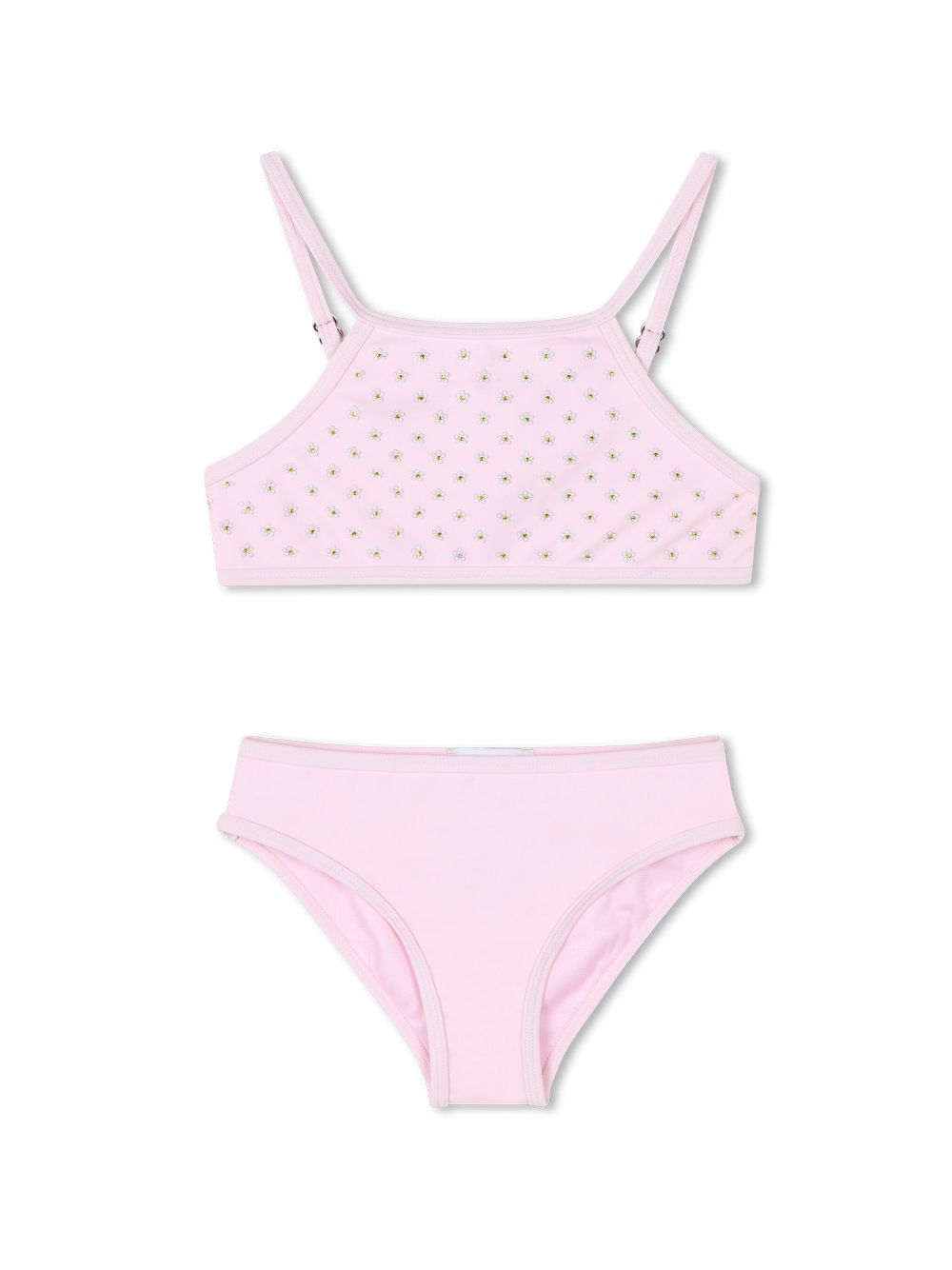 Marc Jacobs Kids floral-print bikini set - Pink