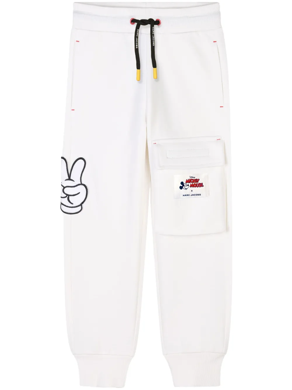 Marc Jacobs X Mickey Mouse Patch-detail Sweatpants In White