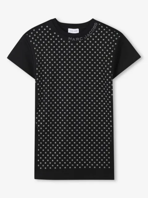 Marc Jacobs Kids vestido con detalles de strass