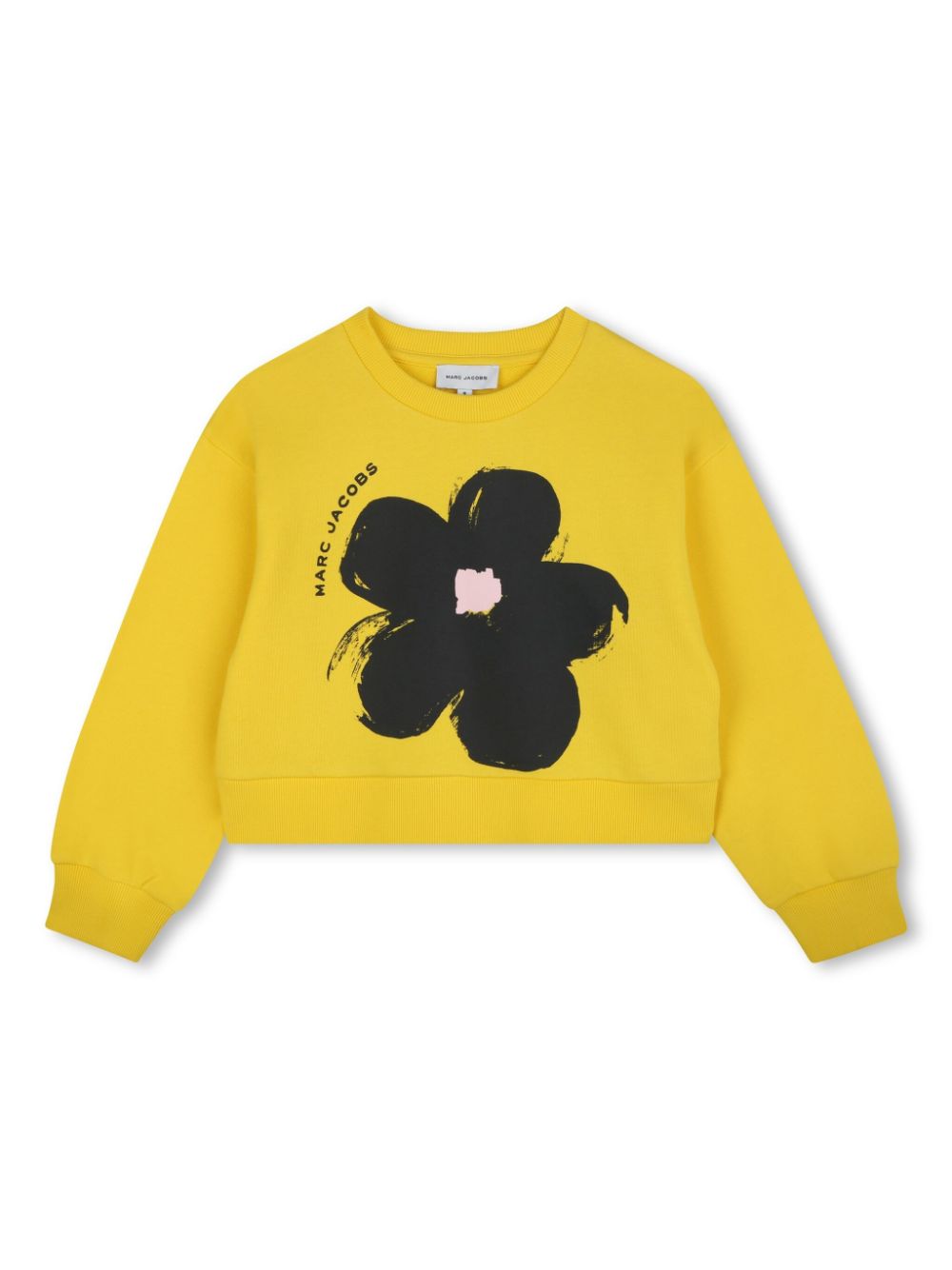 Marc Jacobs Kids crew neck sweatshirt - Yellow