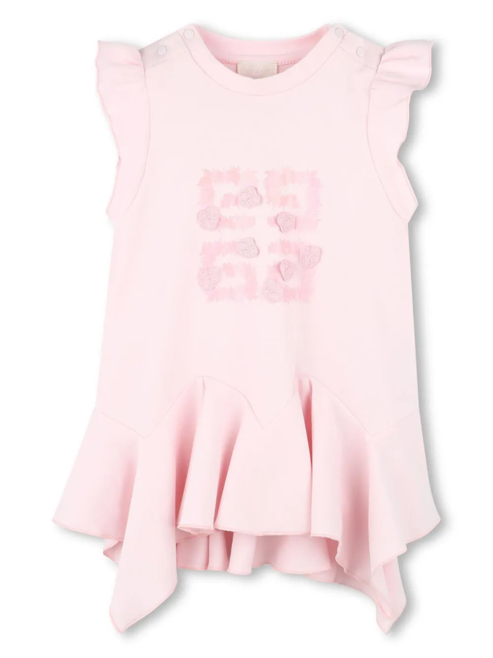 Givenchy Kids Jurk met logo Roze