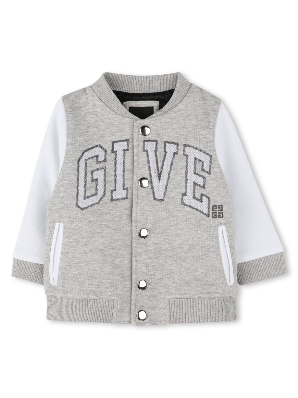 Givenchy Kids Jack met logo-applicatie Grijs