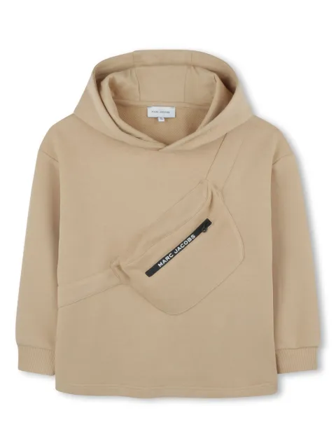Marc Jacobs Kids 3D zipped pocket hoodie