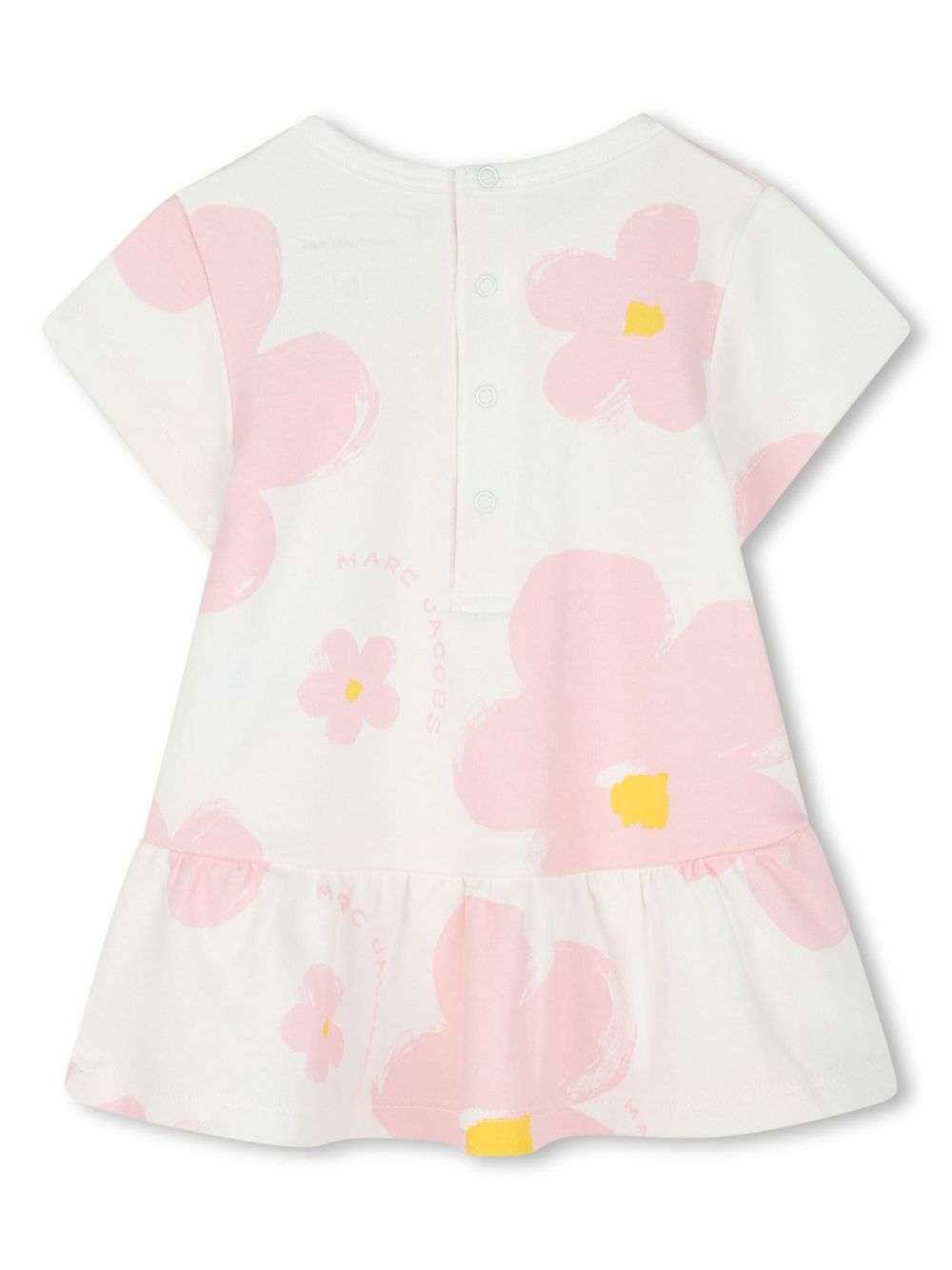 Marc Jacobs Kids Jurk met madeliefjesprint - Wit