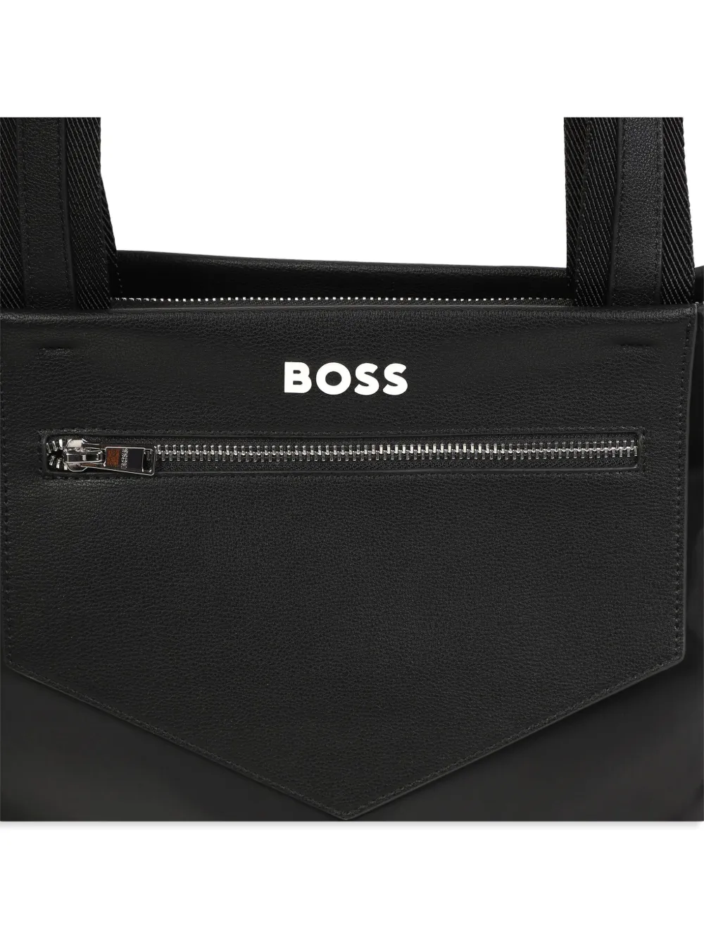 BOSS Kidswear Canvas luiertas Zwart