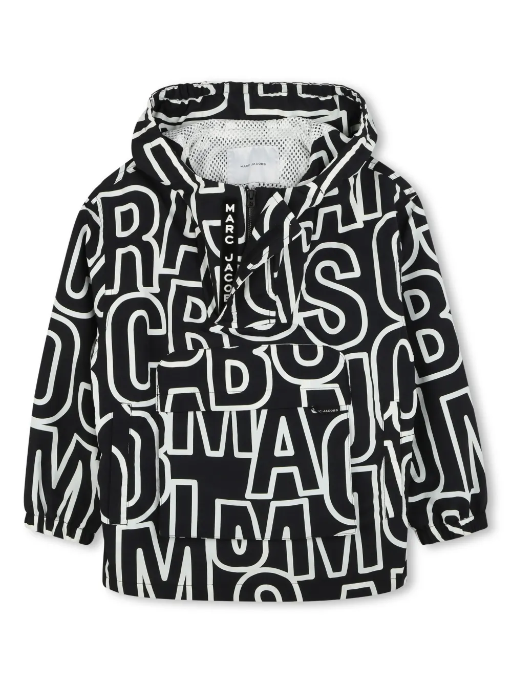 Marc Jacobs Kids Windjack met capuchon Zwart
