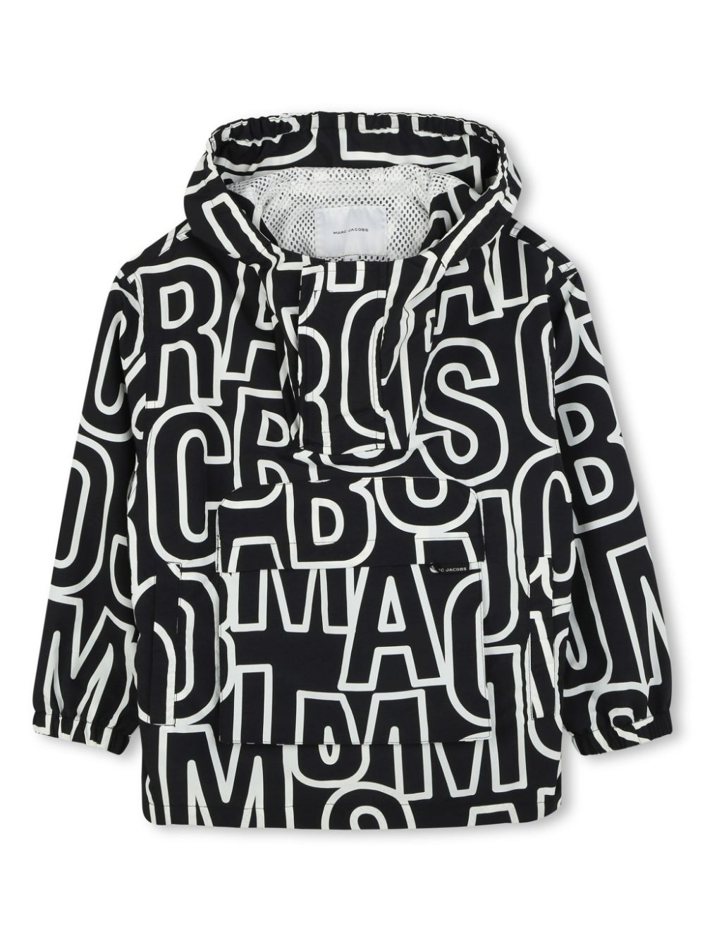 Marc Jacobs Kids hooded windbreaker - Black