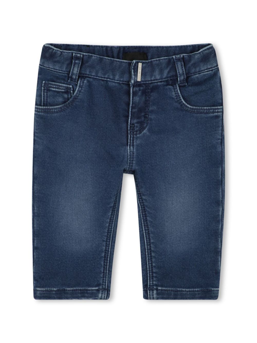 Givenchy Kids Jeans met geborduurd logo Blauw