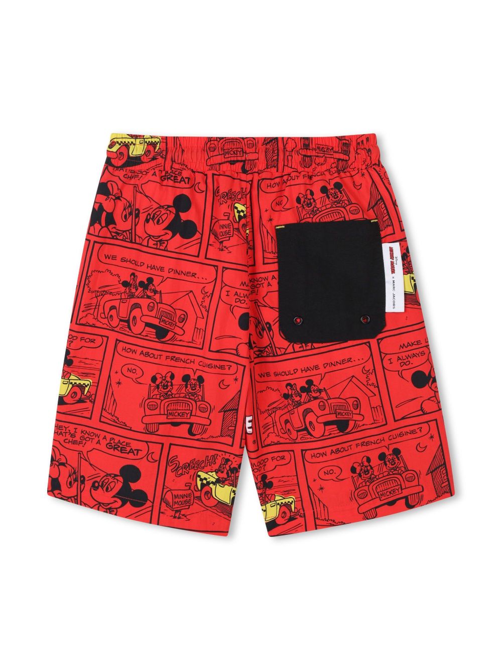 Marc Jacobs Kids x Mickey Mouse zwembroek met grafische print - Rood