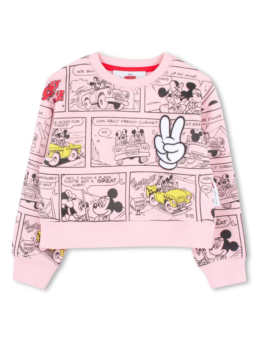 Marc Jacobs Kids xDisney all-over print sweatshirt - Pink