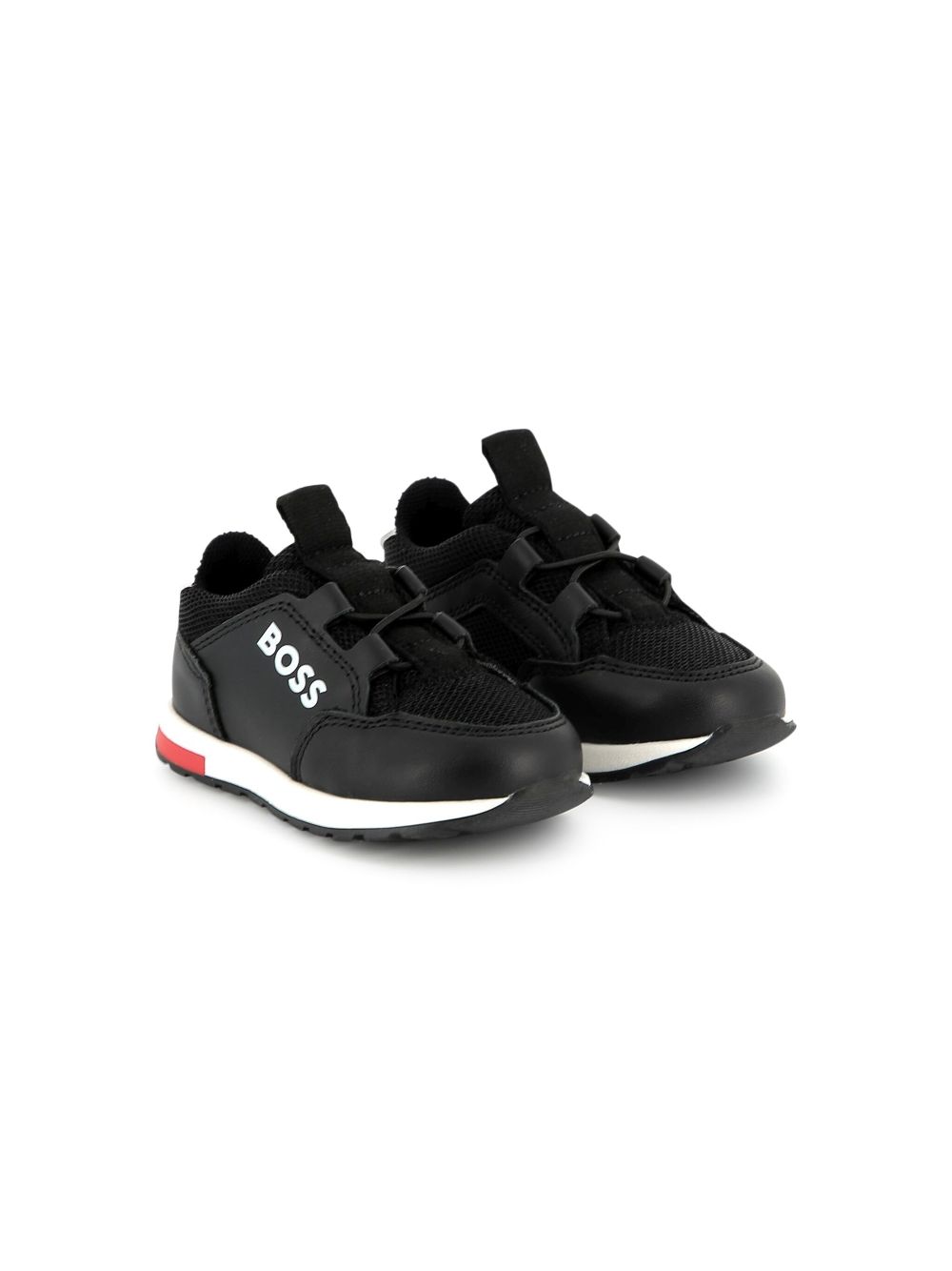 BOSS Kidswear logo-print sneakers Black