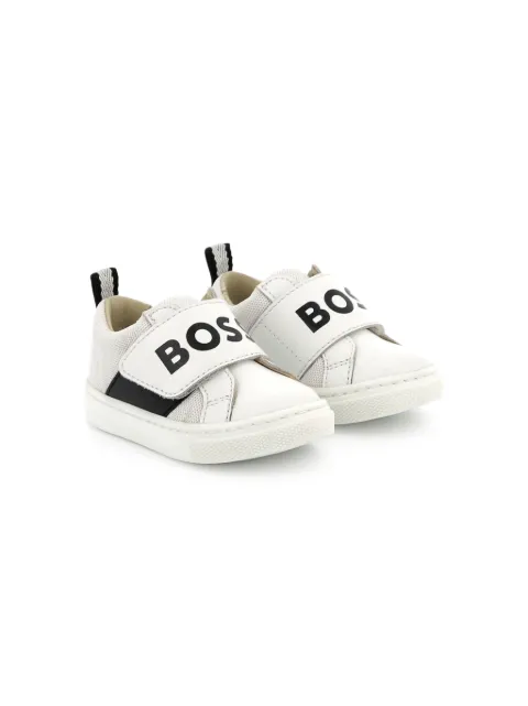 BOSS Kidswear logo-strap sneakers   